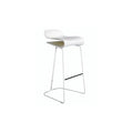 Tabouret boa blanc