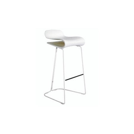 Tabouret boa blanc