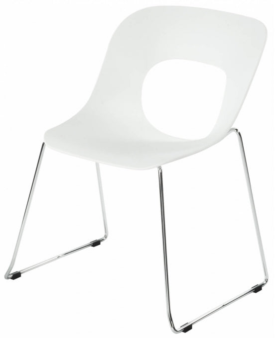 Chaise Hole - White