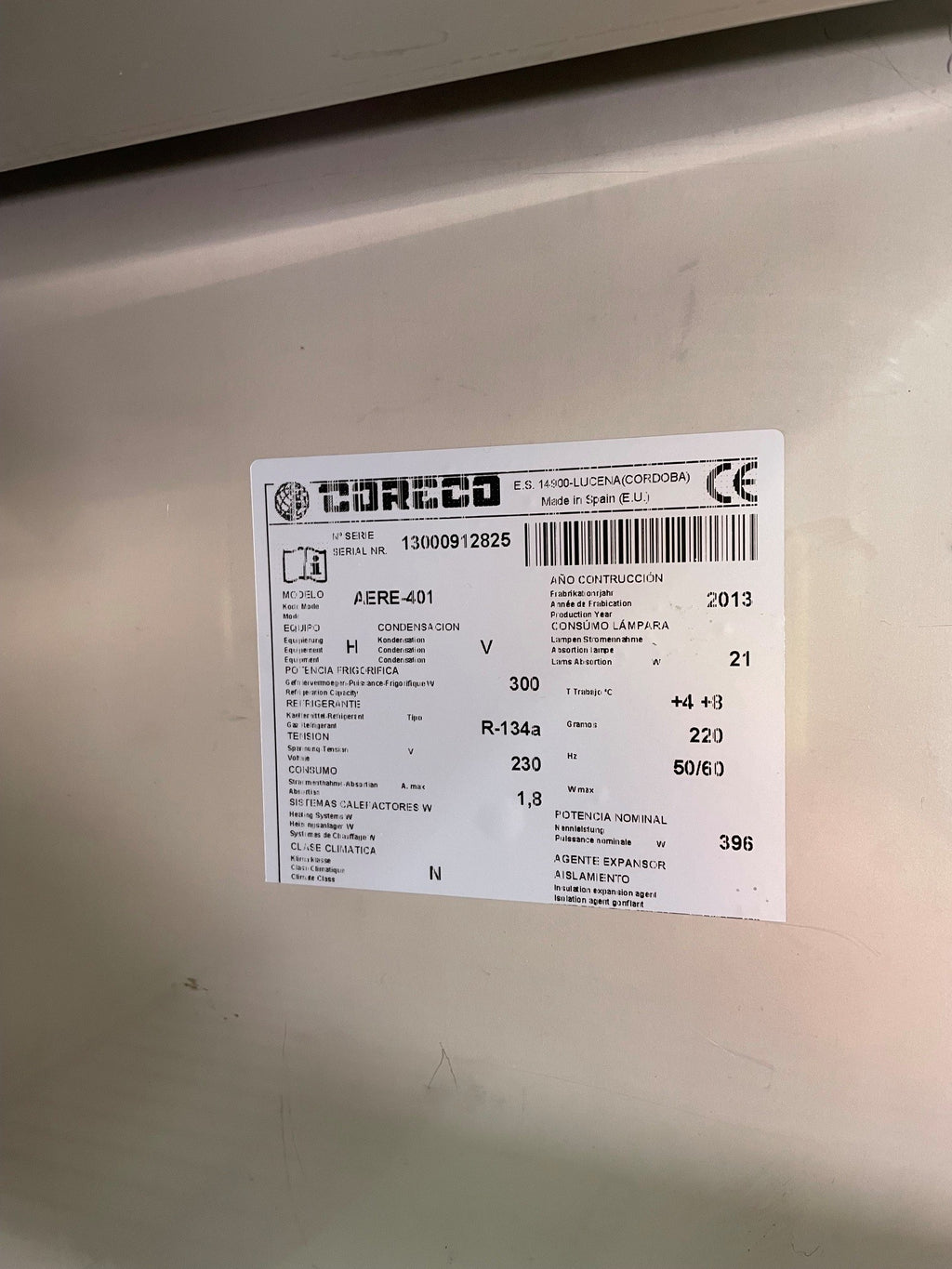 Armoire réfrigérée professionnelle TURBOCOOL AERE-401 – 300L –
