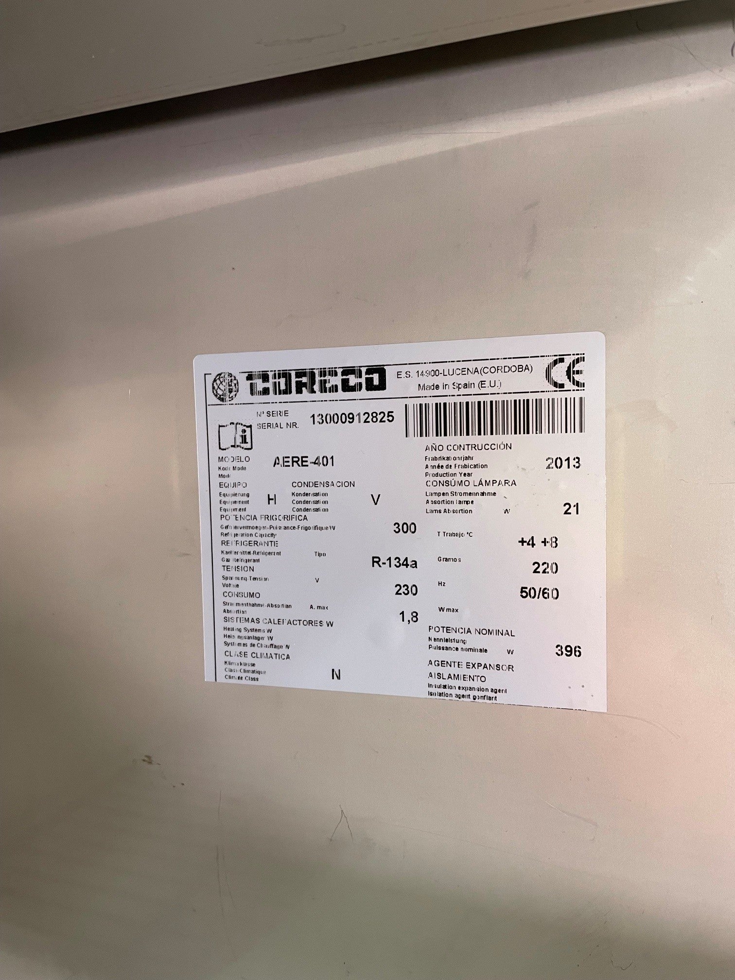 Armoire réfrigérée professionnelle TURBOCOOL AERE-401 – 300L –