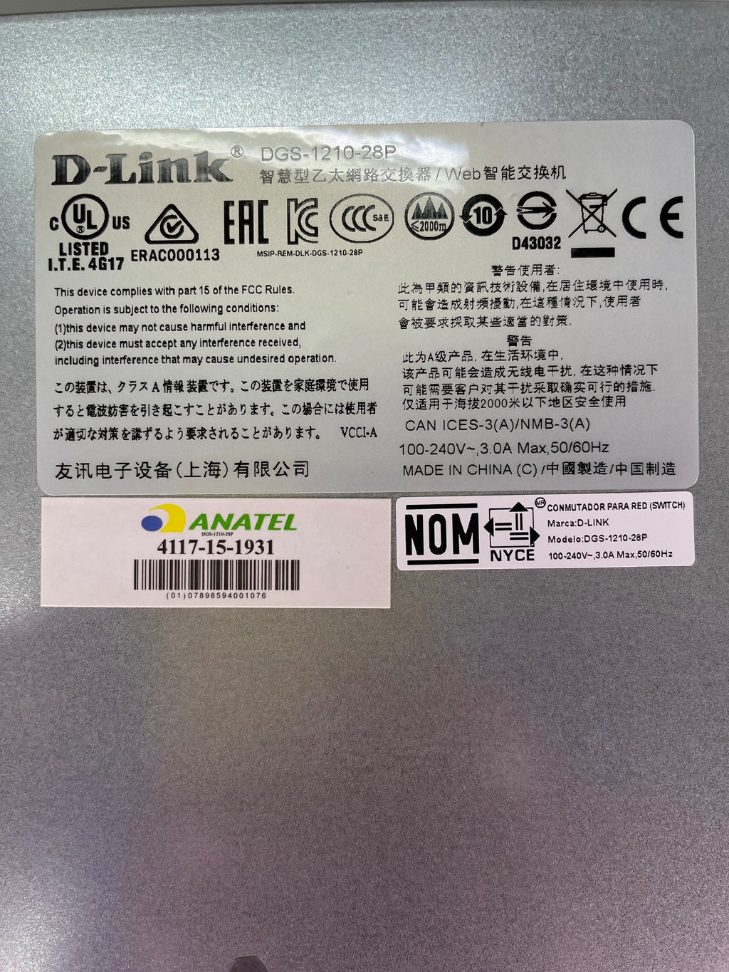 Switch PoE géré D-Link DGS-1210-28P – 24 ports Gigabit + 4 SFP