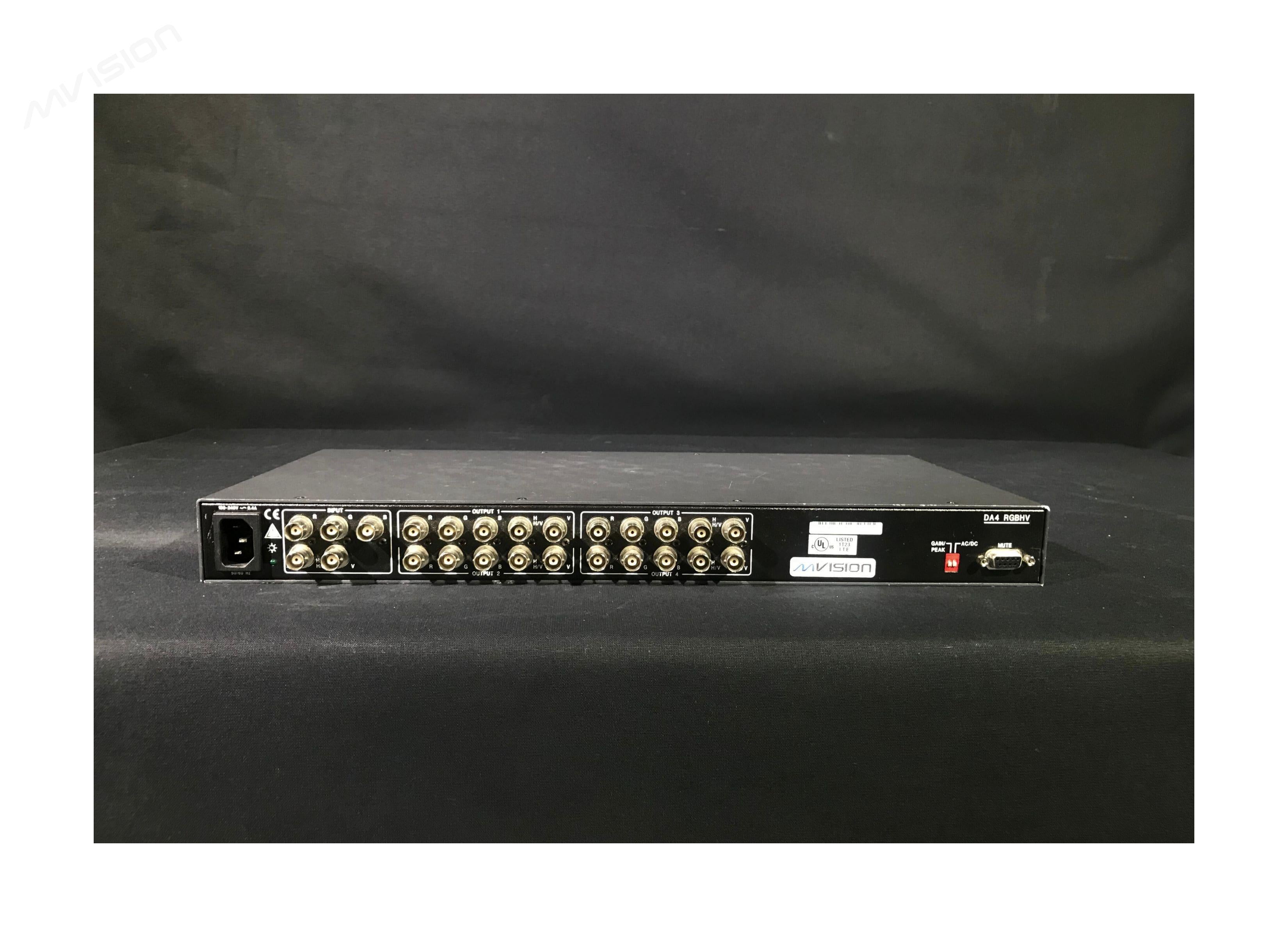 Distributeur amplificateur RGBHV DA4 Extron – 1 entrée / 4 sorties