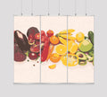 Kakémono Triptyque Suspendu — Design Snacking 1  | 255 x 220 cm