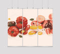 Kakémono Triptyque Suspendu — Design Snacking 2  | 255 x 220 cm