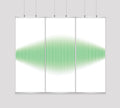 Kakémono Triptyque Suspendu — Design Technologie 2 | 255 x 220 cm