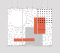 Kakémono Triptyque Suspendu — Design Graphic 2 | 255 x 220 cm