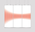 Kakémono Triptyque Suspendu — Design Technologie 3 | 255 x 220 cm