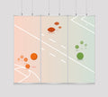 Kakémono Triptyque Suspendu — Design Funzone 3  | 255 x 220 cm
