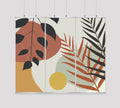 Kakémono Triptyque Suspendu — Design Jungle 3  | 255 x 220 cm