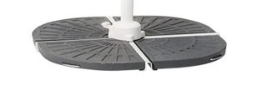 Dalle de lestage pour parasol déporté