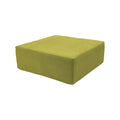 Pouf Tweed carré L100 - Anis