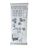Roll-up Tableau de Planning — Design Sketch | 80 x 210 cm