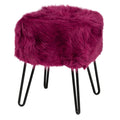 Tabouret Furry Fuchsia