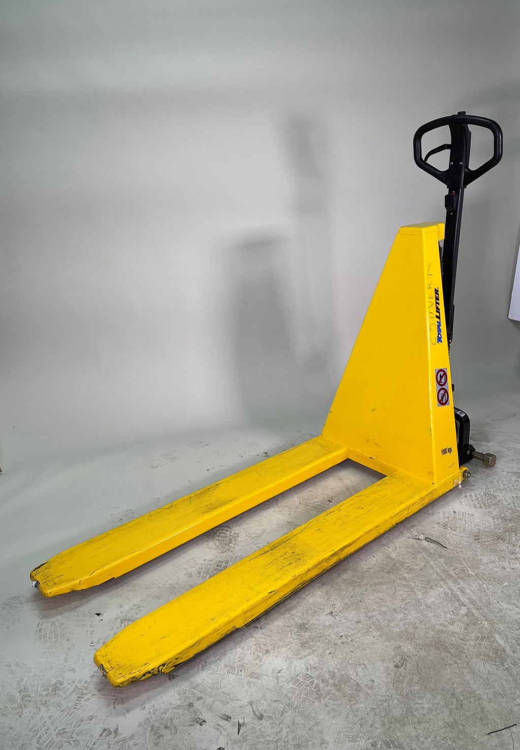 Transpalette manuel à  levée électrique 1000 kg – VENDU SANS BATTERIE
