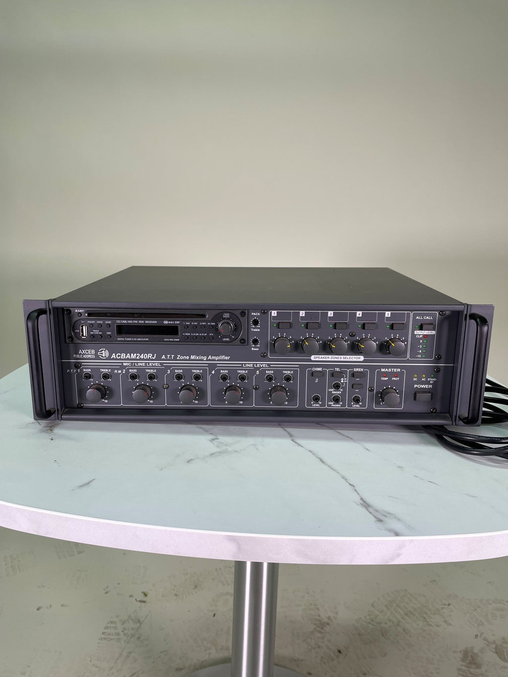 Amplificateur mélangeur multizone AXCEB ACBAM240RJ + Tuner intégré