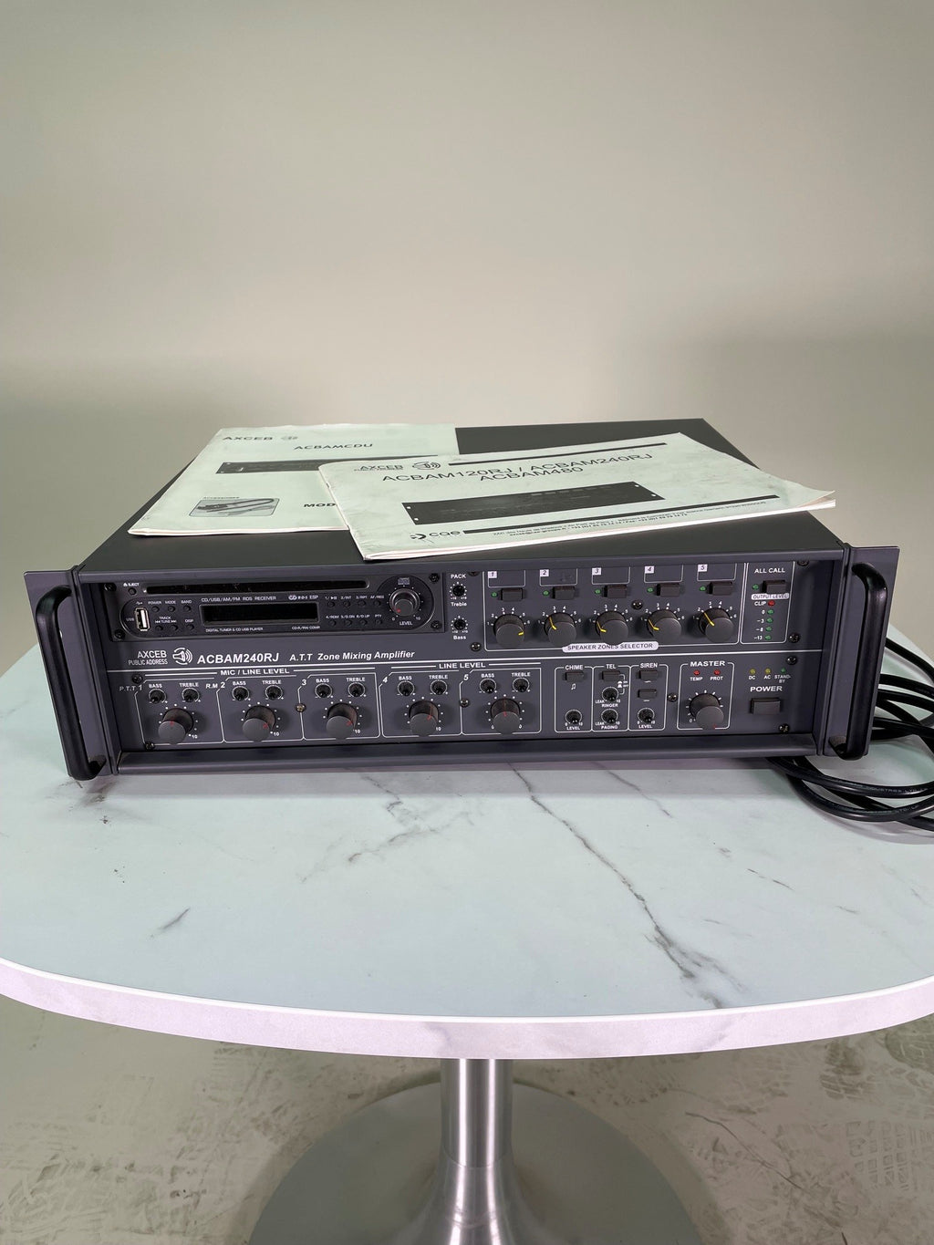Amplificateur mélangeur multizone AXCEB ACBAM240RJ + Tuner intégré