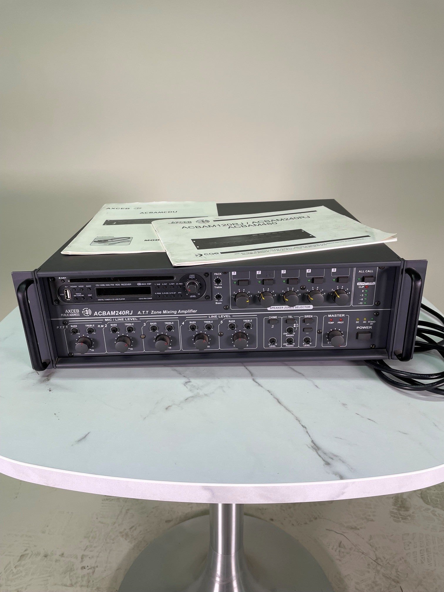 Amplificateur mélangeur multizone AXCEB ACBAM240RJ + Tuner intégré