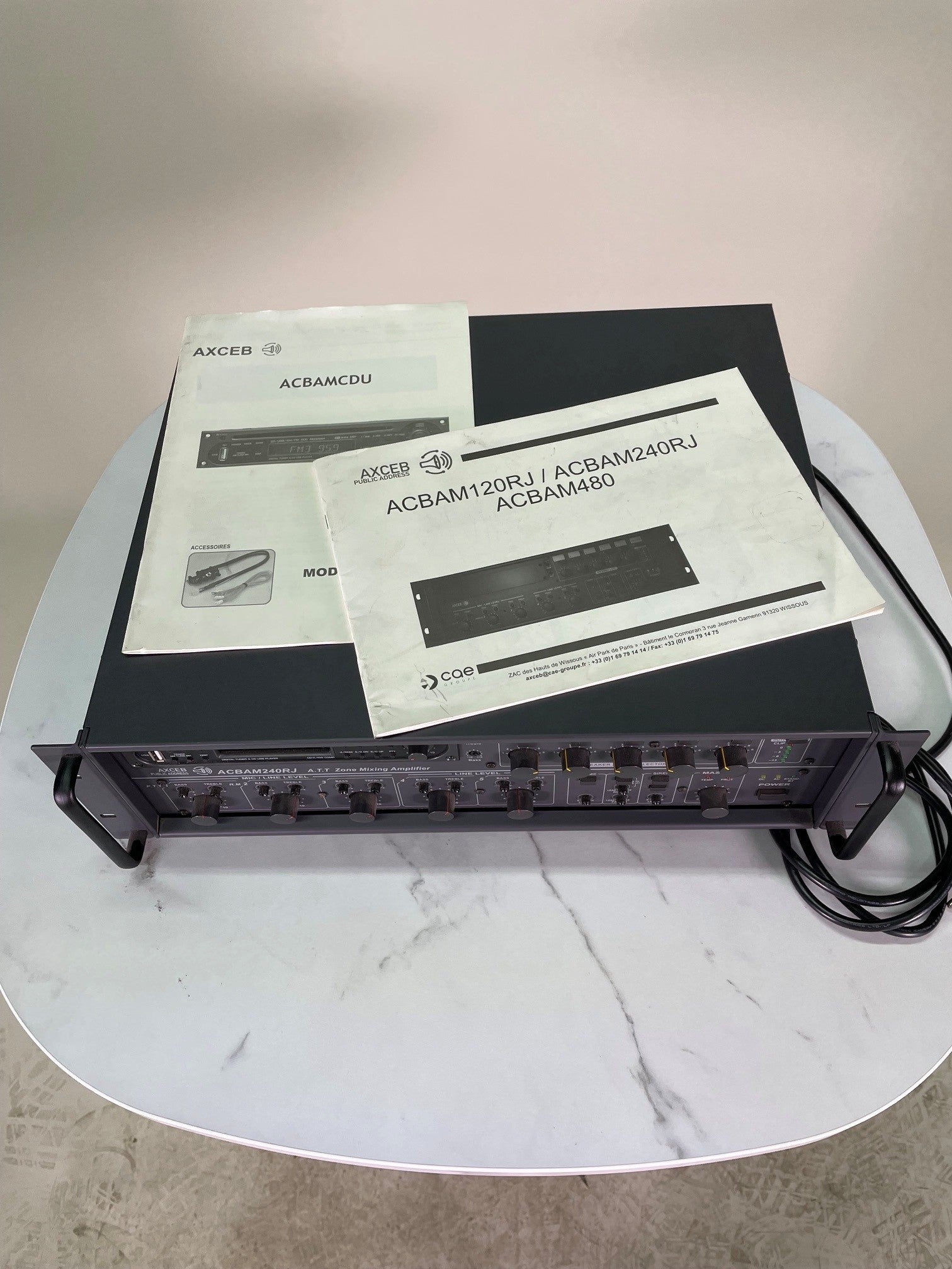 Amplificateur mélangeur multizone AXCEB ACBAM240RJ + Tuner intégré