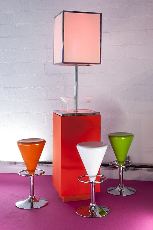 Stèle abat-jour LED RGB Autonome