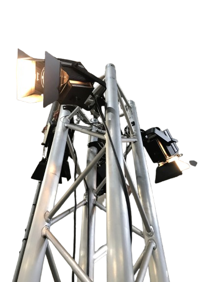 Totem avec 3 spotlights
