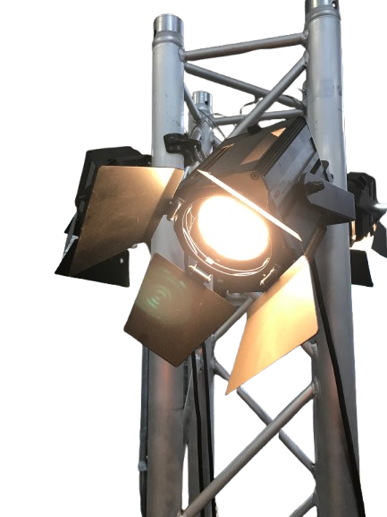 Totem avec 3 spotlights