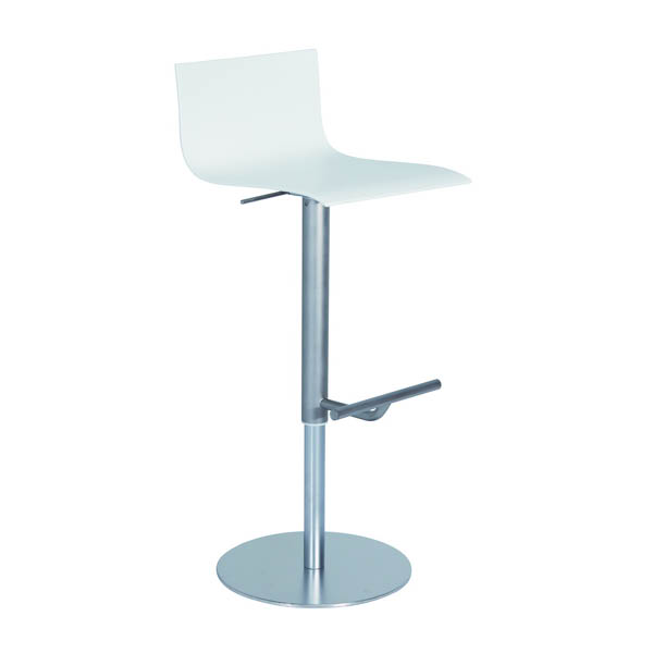 Tabouret Thin bar blanc