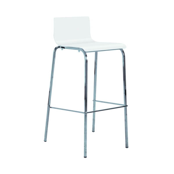 Tabouret boa blanc