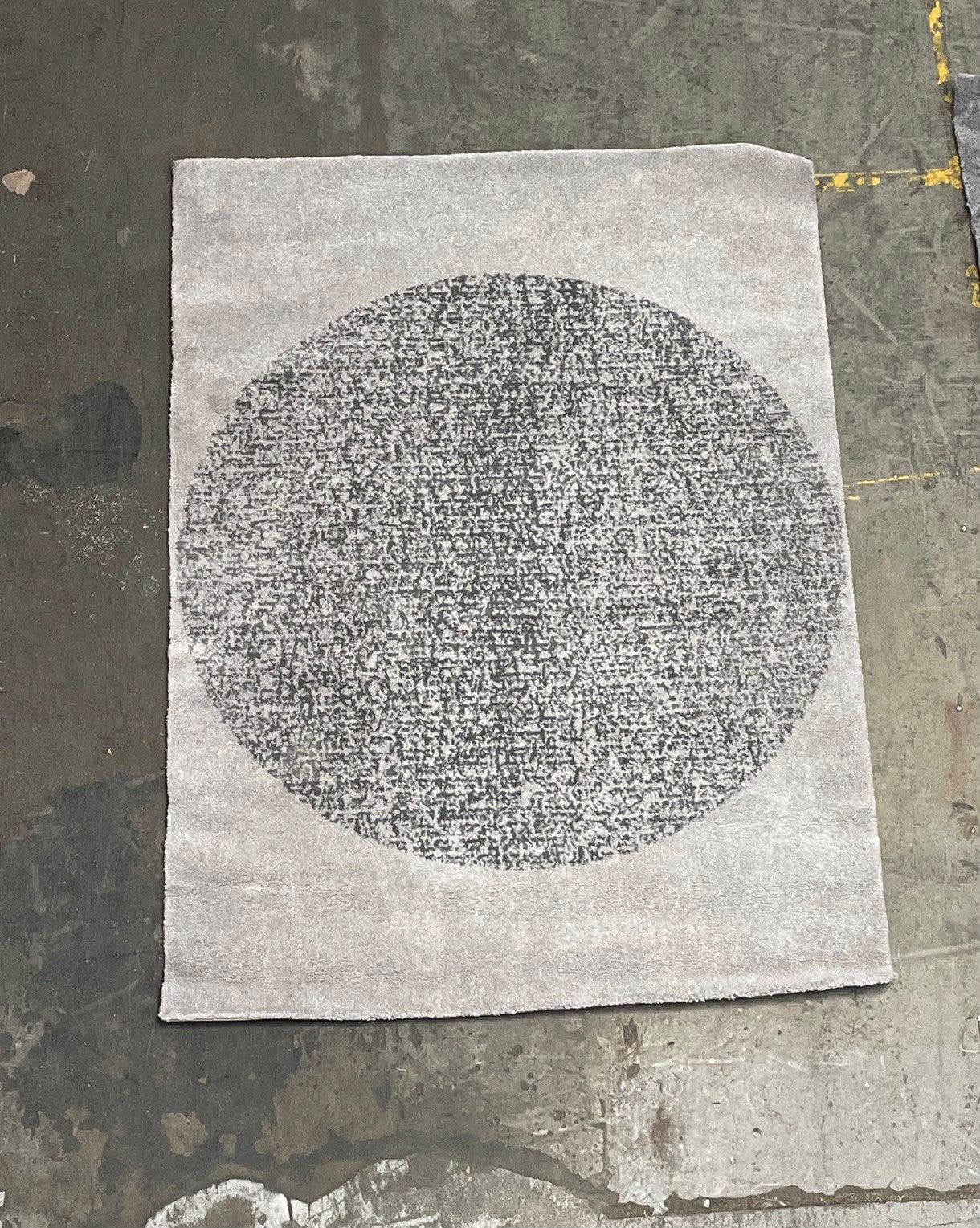 Tapis rectangulaire gris  240 x 170 cm