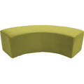 Pouf Tweed 1/4 rond - Anis