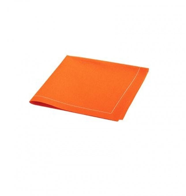 30 Serviettes cocktail ORANGE 20x20 2 plis
