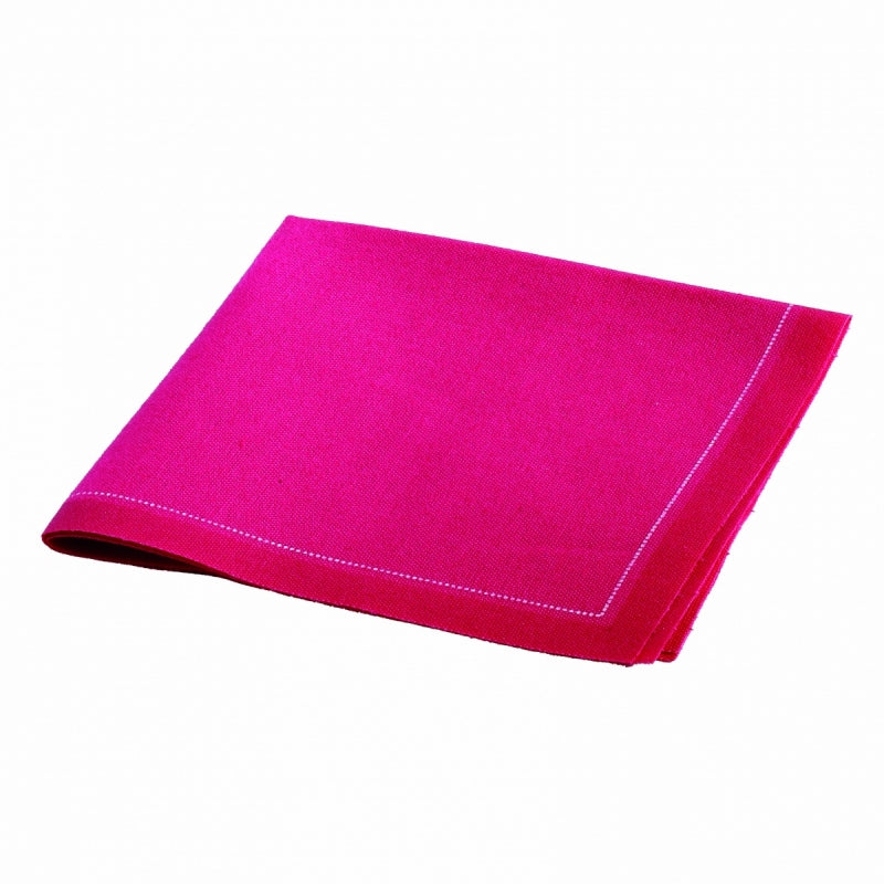 30 Serviettes cocktail FUSCHIA  20x20 2 plis