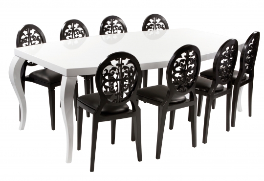 Table Baroque 220 130 Pieds Courbe Brokloc