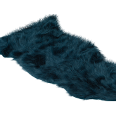 Jeté furry 60 x 90 - canard