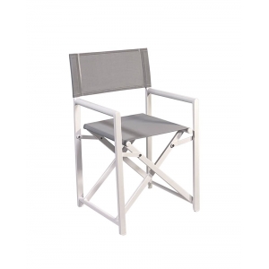 Fauteuil Cinéma oskar gris blanc 