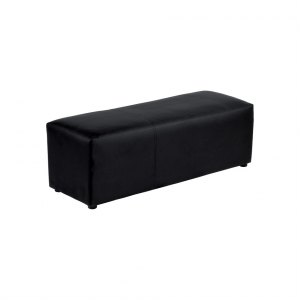 Pouf 120 x 40 cuir noir