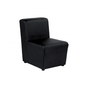 Chauffeuse Square cuir Noir 