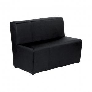 Chauffeuse Square 120 cuir noir