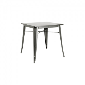 Table Gunmetal Quatro 75 x 75 H74 cm