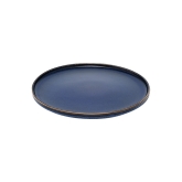 Plat rond Terra bleu