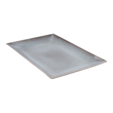 Plat rectangulaire Terra taupe
