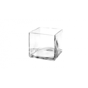 Cube Verre / Support Assiette 8x8  H8cm