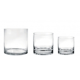 Vases en verre - modèle rond