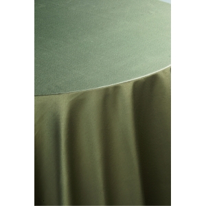 Nappes et Serviettes Satin acier