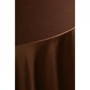 Nappes et Serviettes Satin noisette
