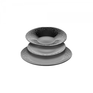 Assiettes Mosaic black - Dia 21cm, 22cm ou 28cm
