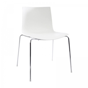 Chaise catifa blanc / blanc