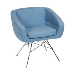 Fauteuil aiko bleu clair