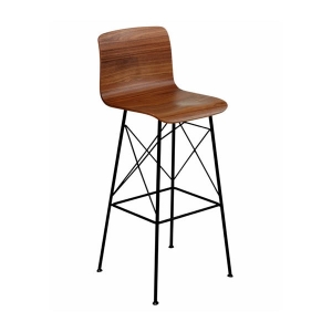 Tabouret bebo bar noyer