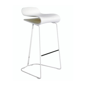 Tabouret boa blanc